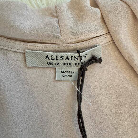 All Saints Sleeveless Cathea Shift Wrap Dress 8 NWT - Picture 10 of 15